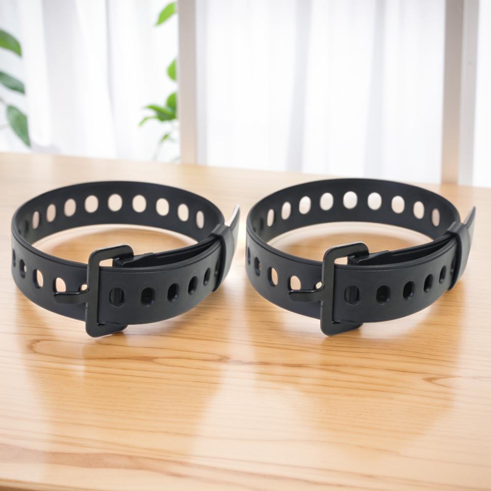 2Pcs Travel Tied Belt High Strength Camping Hiking Cargo Storage Belt Buckle for Flashlight Luggage Air Pump Self Defense Stick