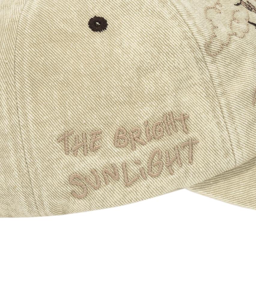 WACKY WILLY Two-Tone Graphic Ball Cap Beige