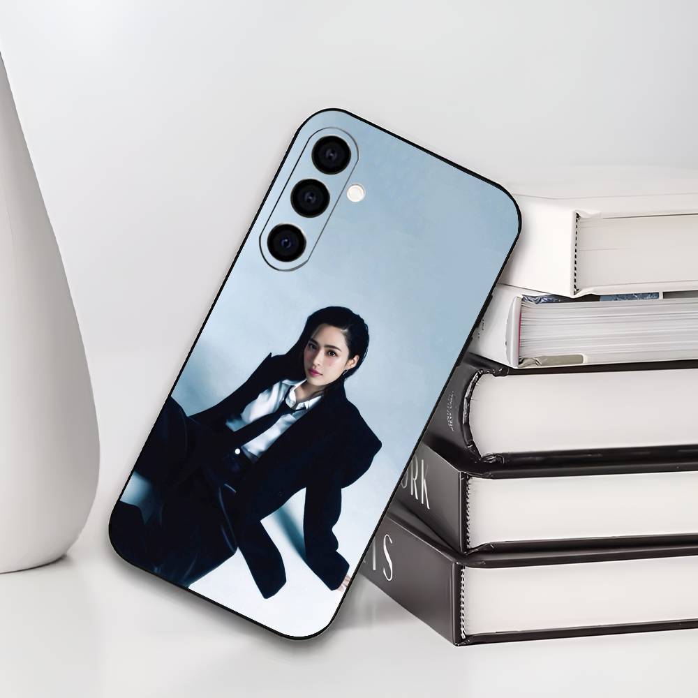 Actress L-Lingling Kwong Phone Case For Samsung Galaxy A73,A72,A71,A70,A53,A52,A51,Soft Silicone Black Cover