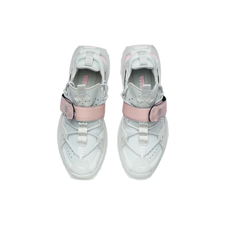 Li Ning Casual Shoes Women's Low Top Light Lime/Pink AGLR150-2