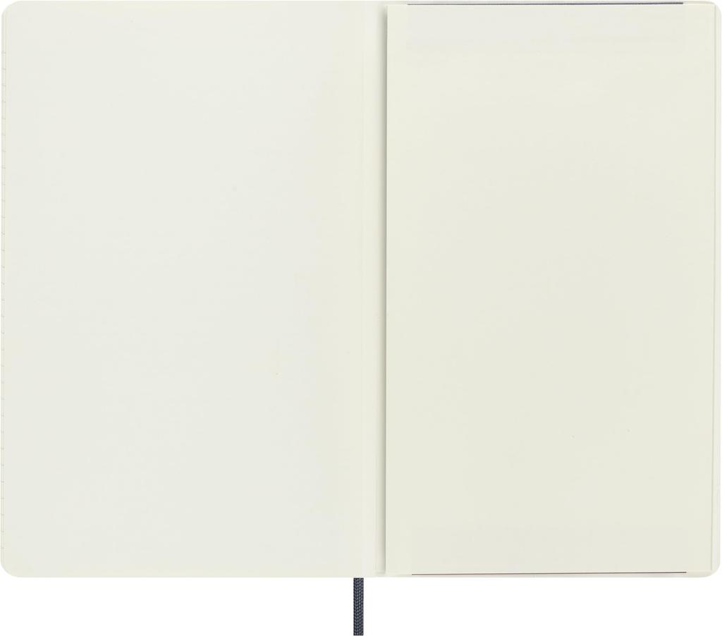 Moleskine Vegan Softcover Notebook, Large Size (13cm x 21cm), Blue, Gift Boxed, QP616B14VCAPRIBOX