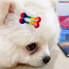Surface Bone Shape for Small Dogs Pet Hairpin Dog Hair Clip Snap Hair Clips Cat Grooming Supplies