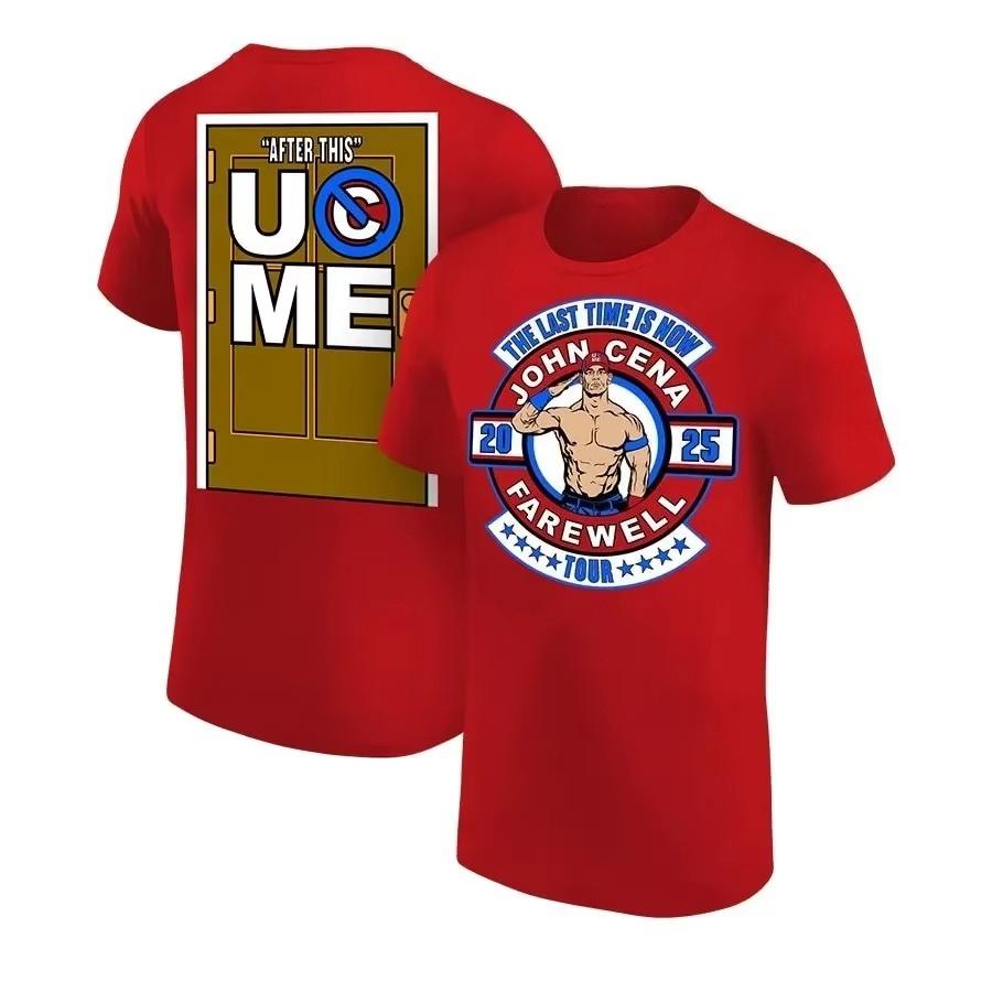 GUOYAN TOP 2026 John Cena Worstelen T-shirt Zomer Buiten Sport Fitness Unisex Tops Casual Ronde Hals Korte Mouw T-shirt Casual Herenkleding M