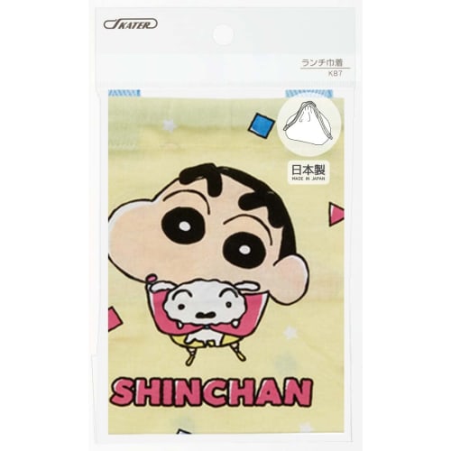 Skater Lunch Drawstring Bag Crayon Shin-chan 23 Made In Japan KB7-A