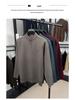 Men's Autumn/Winter Embroidered Knit Sweater: Zipper Stand Collar, Middle-aged Style, Fashionable & Thick, Versatile Warmth