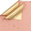 20PCS 57*57cm OuYa Gift Wrapping Paper Korean Style Gold-sprinkled Gilded Florist Wrapping Paper Elegant