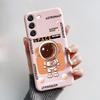 Case For Samsung Galaxy S22 Bags S 22 Plus Ultra Cover Protective Silicone Funda Astronaut Phone Case Coque For Samsung S22 Capa