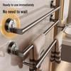 Punch-Free Suction Cup Wall-Mounted Towel Rack