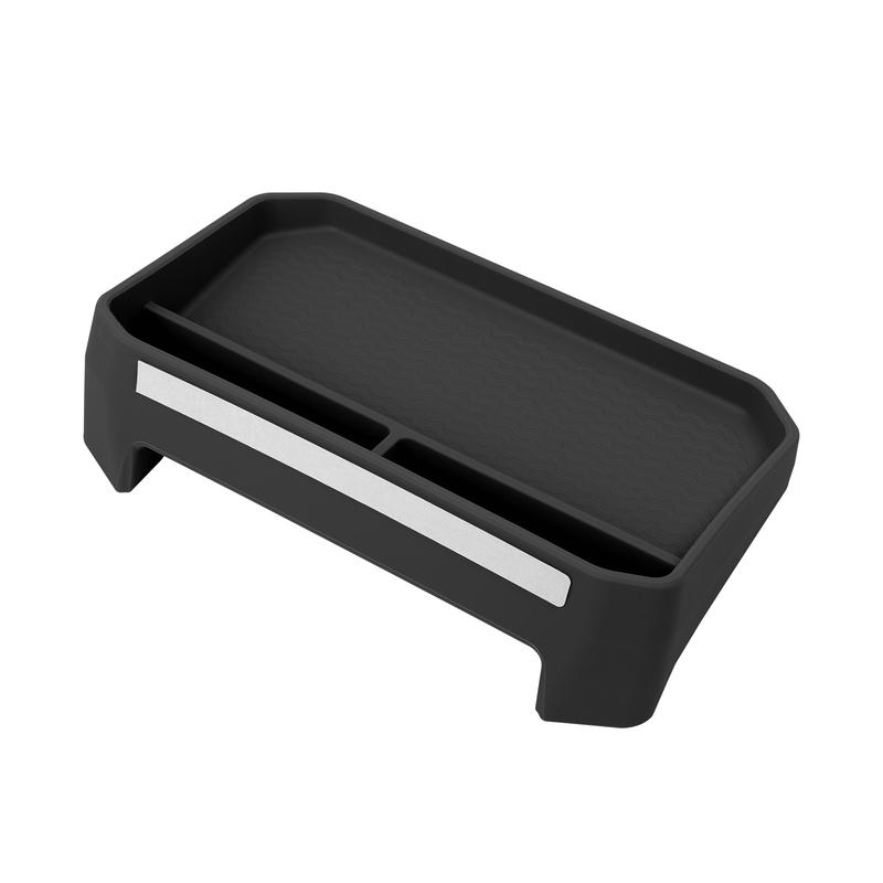 SMABEE for Mitsubishi Triton 2024 2025 Car Dashboard Tray Center Console Hidden Storage Box Behind Screen Tidying
