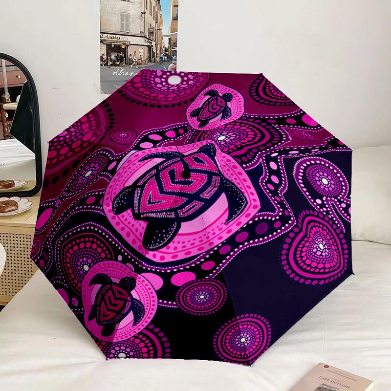 Australian Aboriginal Umbrella 8-Frame for Travel, camping, Casual Lightweight Portable Umbrella, Essential for every family Holidays Gift