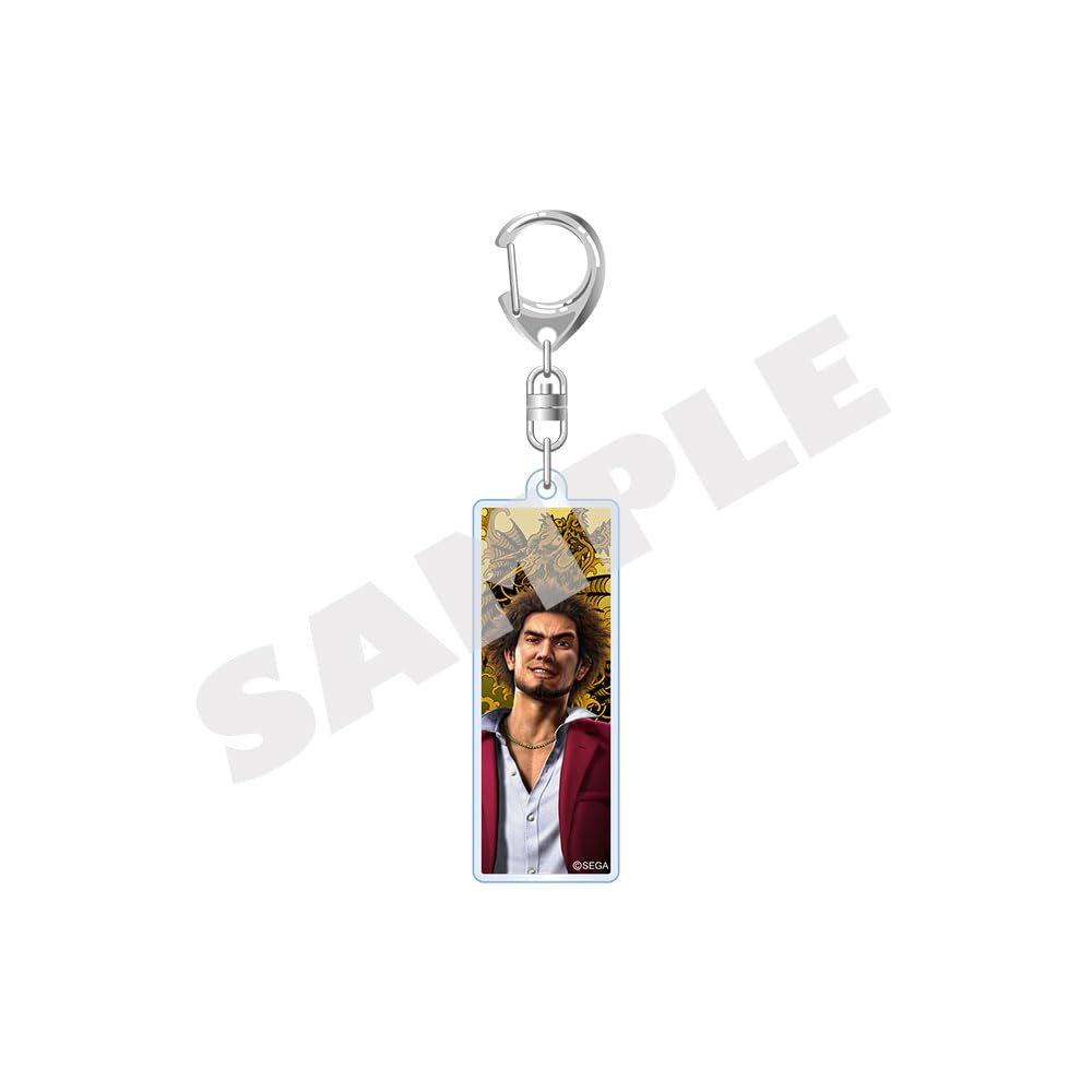 

Square Acrylic Keychain Ichiban Kasuga Yakuza чёрный
