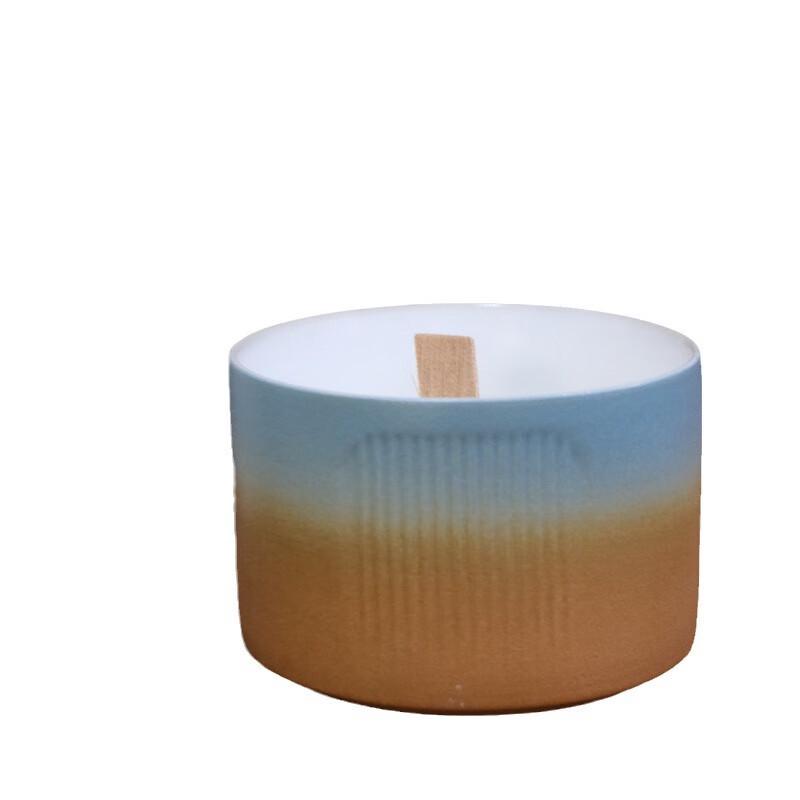 Gradient Shell Porcelain Aroma Candle Cup