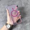 Custodia per Motorola Edge 70 per Ricarica Wireless Magsafe Custodia Traslucida in PC Opaco per Moto Edge70 X70 Air Cover Rigido Antiurto