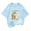 Girls Clothes Capibara Kids Clothing Tees Summer Printed Cartoon Short Sleeve Tshirt Girls Loose Casual Crewneck Tops T Shirts