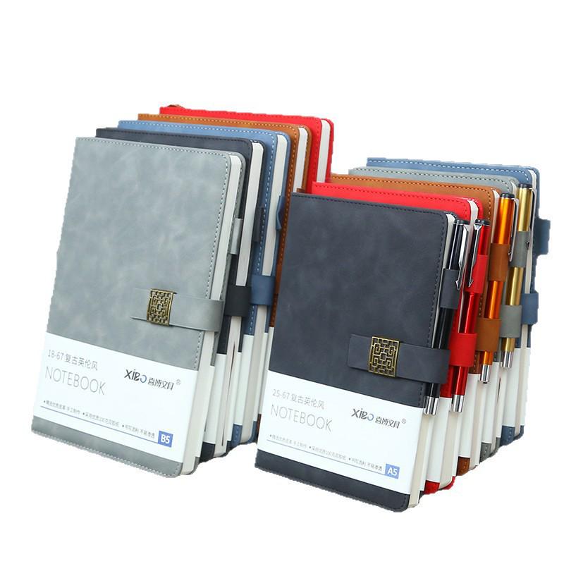 Özel Logolu İş Defteri Hediye Seti - Kalın Dokulu Kapaklı İki veya Üç Parçalı