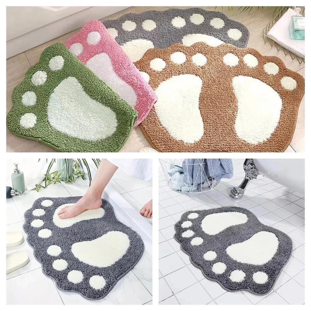 Bathroom Rugs Mats Water Absorbent Non-Slip Mat Used In Bathroom, Shower, Room, Etc.Soft Microfiber Bath Mat Machine Washable