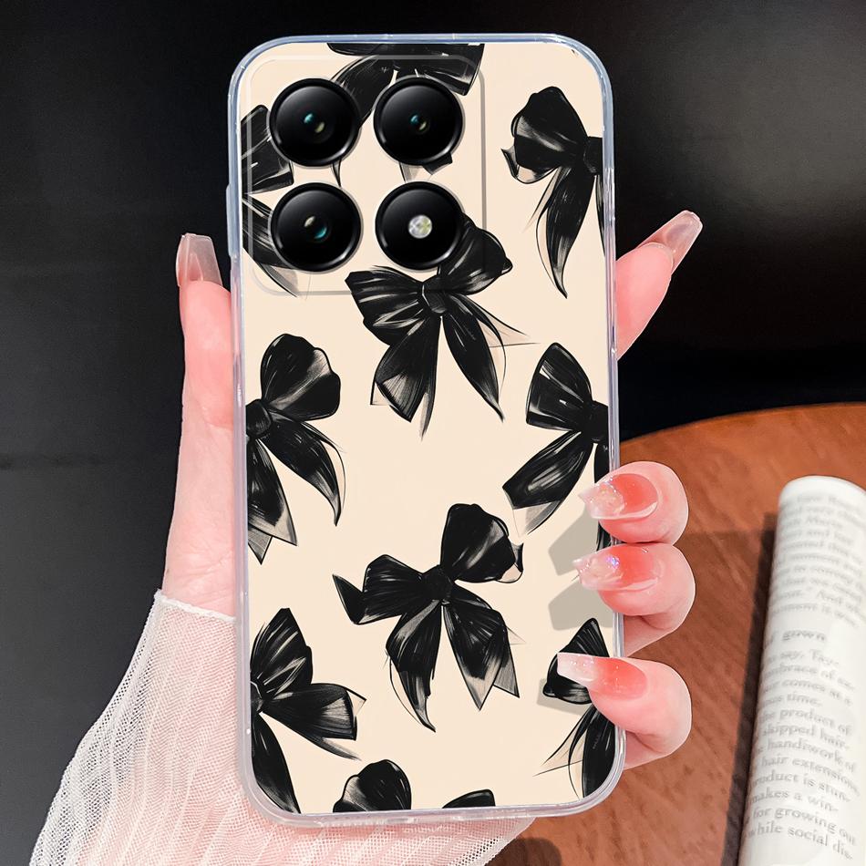 For Xiaomi 15T 14T Pro Phone Case Lovely Fish Patterns Soft TPU Clear Silicone Bumper For Xiaomi 15TPro 14 T Lightweight Funda