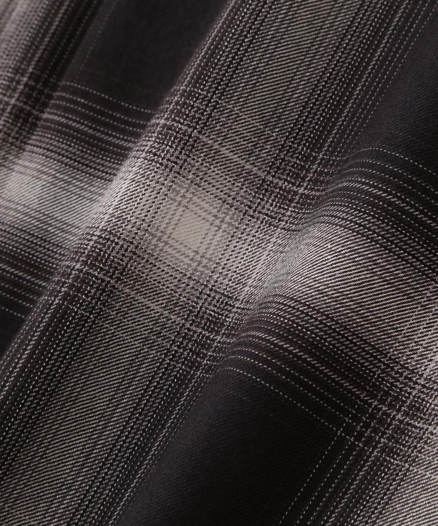 Avirex Long Sleeve Cotton Linen Ombre Size M Size Size OMBRE SHIRT Men's Shirt, (010), Black, 783-3120014, A/DINER/L/S C/L