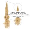 Synthetic Ponytail Extensions False Hair Tail for Women Flextail 26inch Length Blonde Ponytail Hairpieces For Women Daily Use