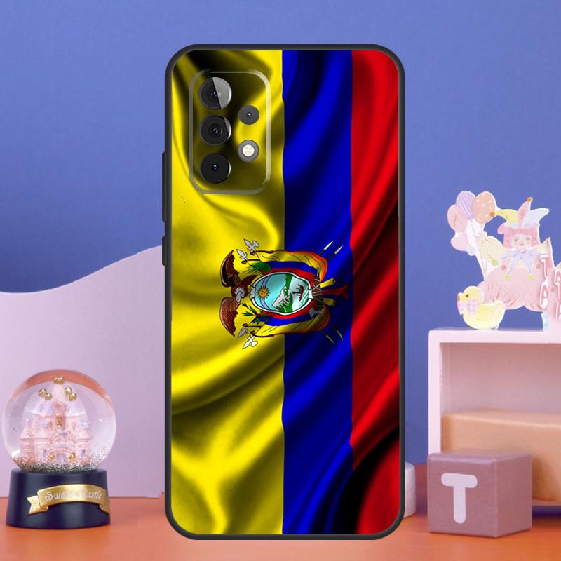 Ecuador Flag Case For Samsung Galaxy A54 A34 A24 A14 A53 A33 A13 A52 A32 A22 A12 A71 A51 A15 A25 Cover