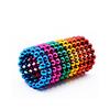 216 pçs 5mm diy ímã mágico blocos magnéticos bolas esfera cubo contas quebra-cabeça brinquedos de construção estresse