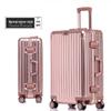 20-Inch Aluminum-Magnesium Alloy Carry-On Suitcase with Password Lock and Metal Frame