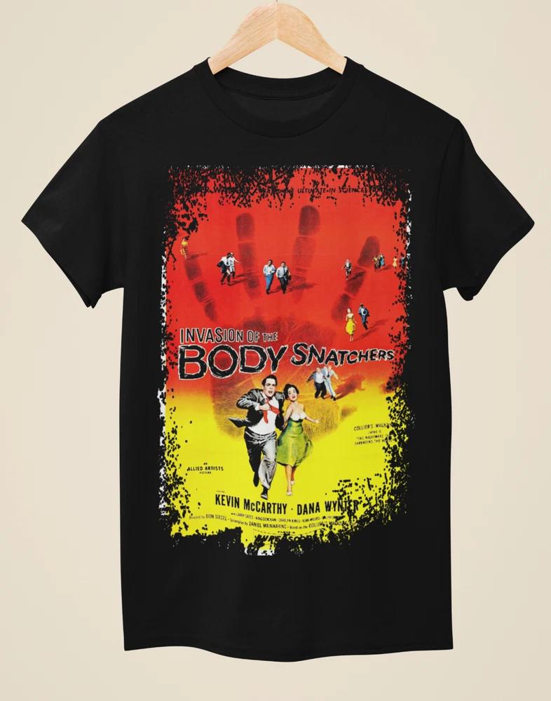 Invasion Of The Body Snatchers Movie Poster Inspired Unisex Black TShirt S