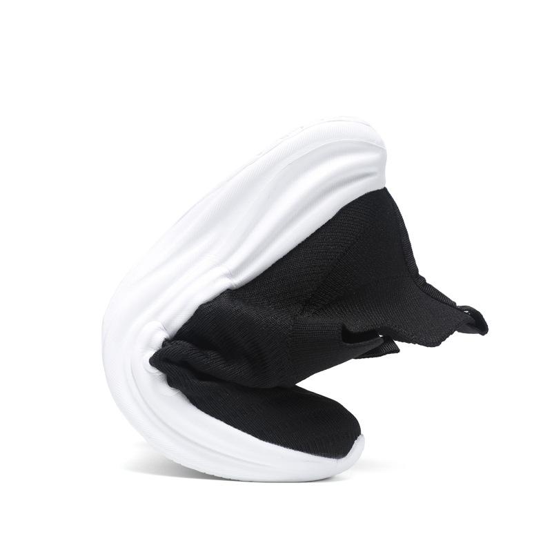 Men's and Women's Same Style, One-pedal Platform Socks Shoes, Four-season Couple's Breathable Men's Shoes, Lightweight Men's Casual Sports Shoes