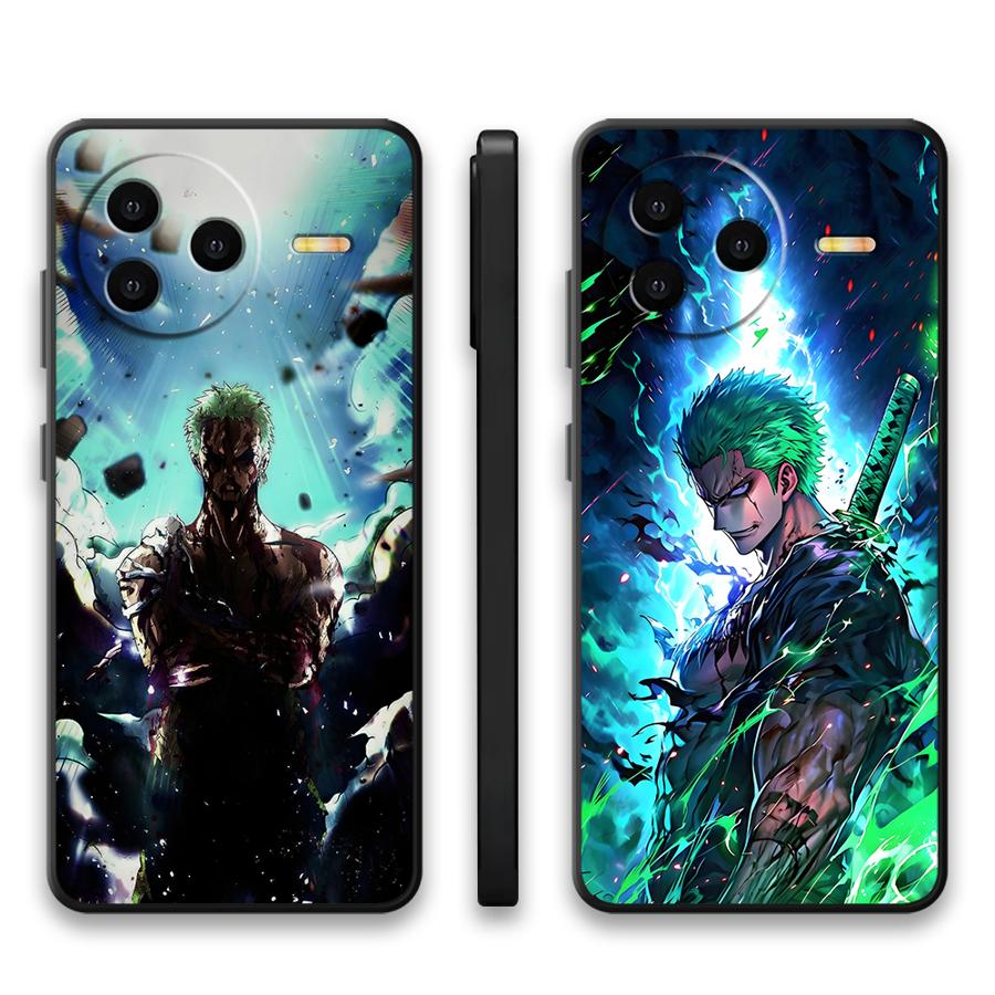 One Piece Cool Green Zoro Black Soft Phone Cover Case for Xiaomi Redmi A5 13C A4 14C A3 9 A1 A2 Plus K40 K80 Pro 10 12C