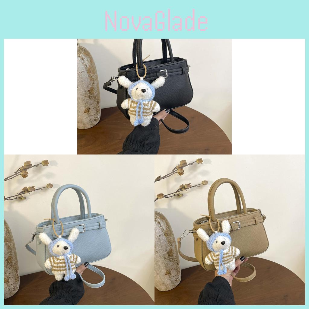 Fashionable Pu Square Crossbody Bag With Soft Structure And Inner Card Holder For Daily Wear