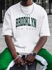 Men'S Graphic Print T-Shirt Featuring 'BROOKLYN'