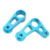 RC Steering Arm Kit Aluminum Alloy Flexible RC Steering Servo Horn Arm for Tamiya XV01 FF03 1 10 RC Car Blue