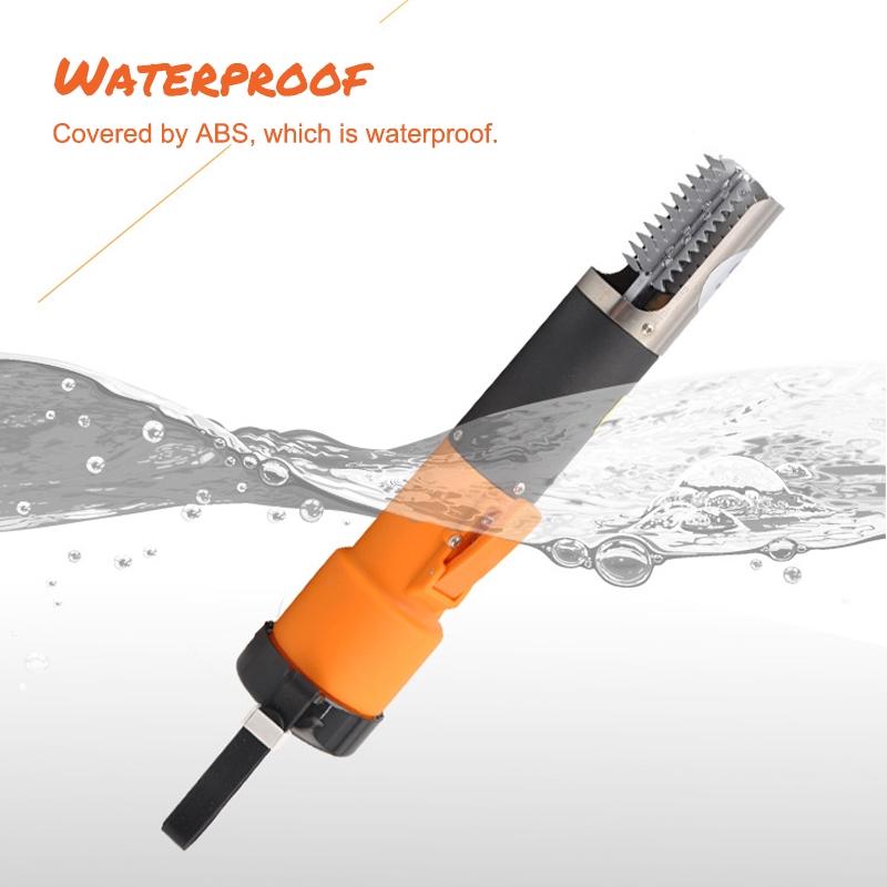 DC 12V  36W Safety Fast Remove Big Fish Descaler Seafood Tools Waterproof Scraper Fish Skin Brush Useful Electric Fish Scaler