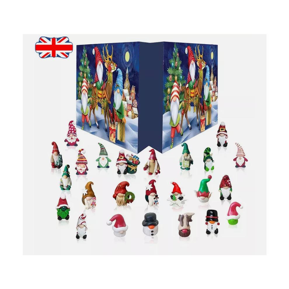 2024 Christmas ResinGnome Advent Calendar Resin Gnome Decor Xmas Gonk
