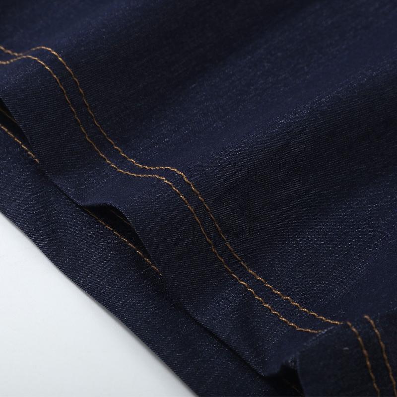 Pantaloni scurți denim de vară pentru bărbați, haine vintage, mărime plus, casual, cu talie elastică, pantaloni scurți