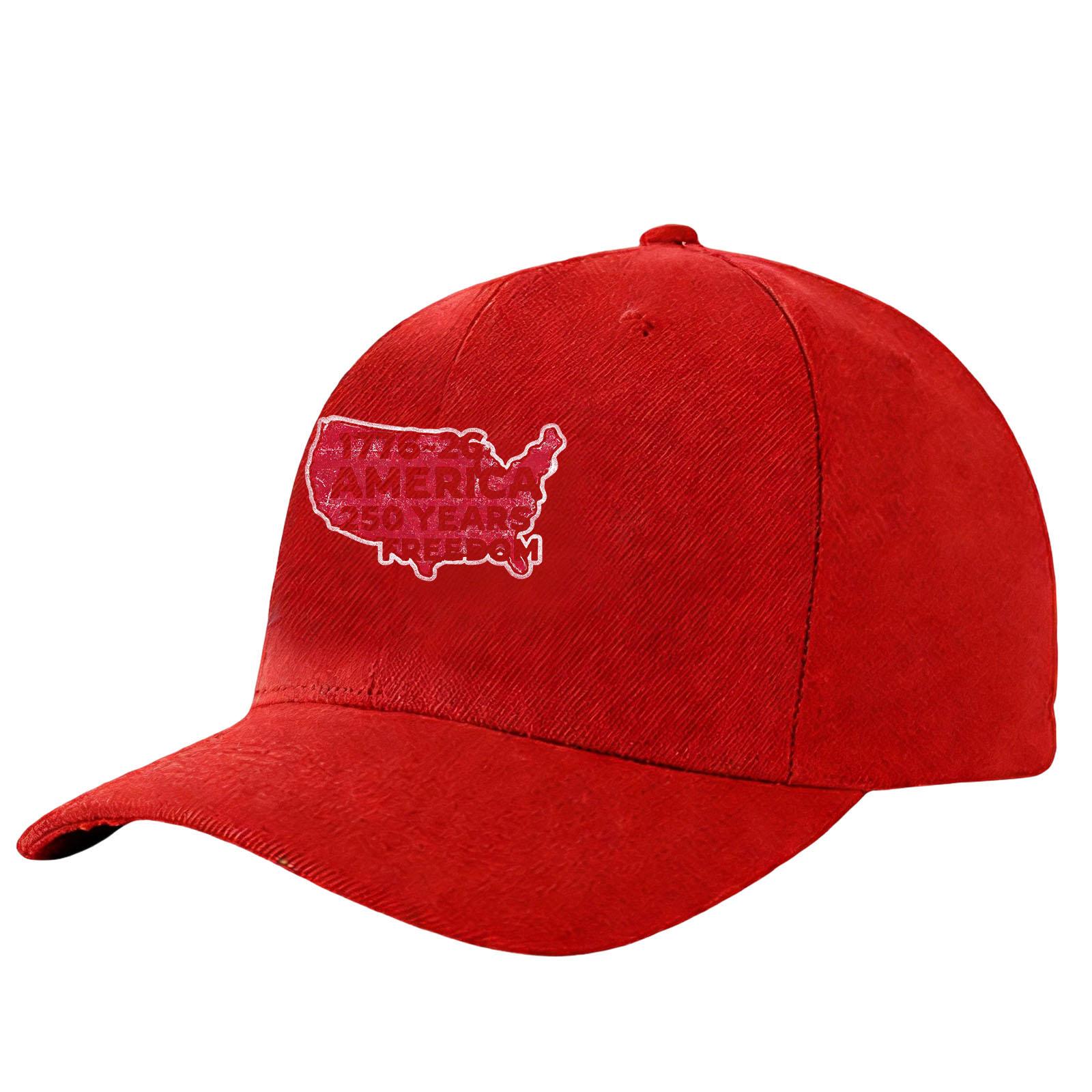 Мужские и женские повседневные шляпы One Size красный