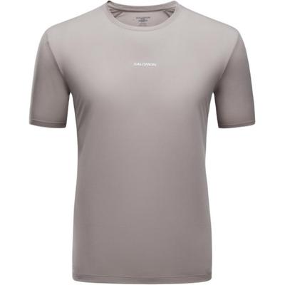 Bequemes Atmungsaktives Rundhals Kurzarm T-Shirt Herren Tops Rosa LC2424100