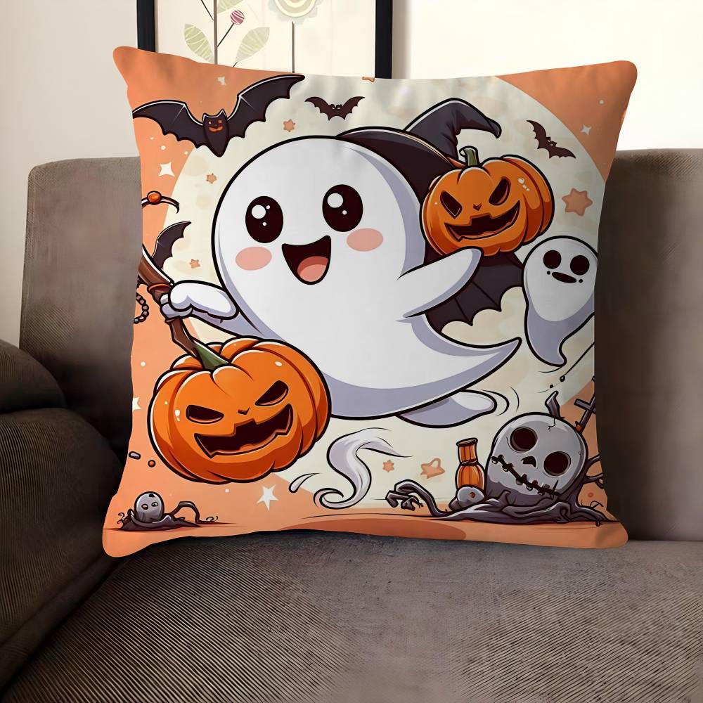 

Halloween Personalized Picture Text Home Decorative Pillows Household Gifts 45x45cm 12x12Inch
