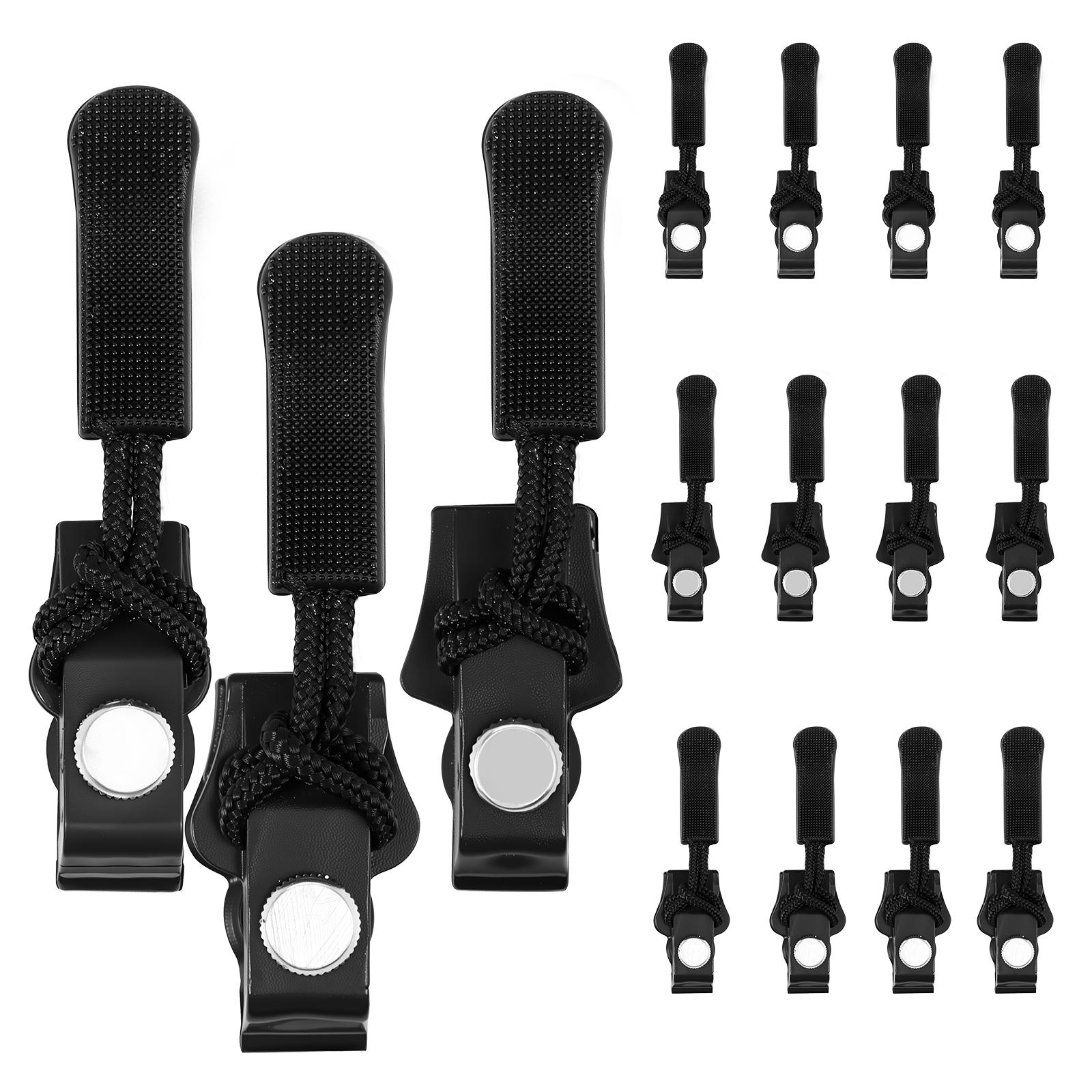 15 Pcs Universal Zipper Repair Kits Instant Fix Replacement Zipper Mini Removable Zippers Head Non Slip to Instant Fix Zippers