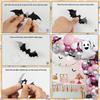 174pcs Girl Halloween Theme Party Balloon Wreath Set Pink Black Halloween Party Background Decoration