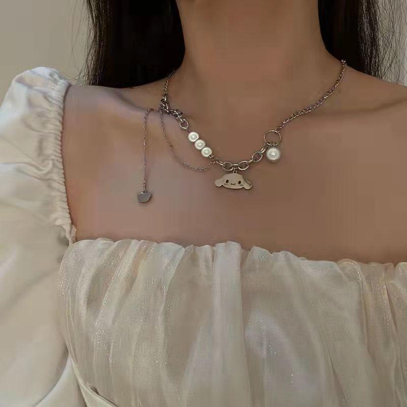

Cat necklace female summer and autumn light luxury multi-layer neck chain hip-hop niche sweater chain sweet cool cute necklace