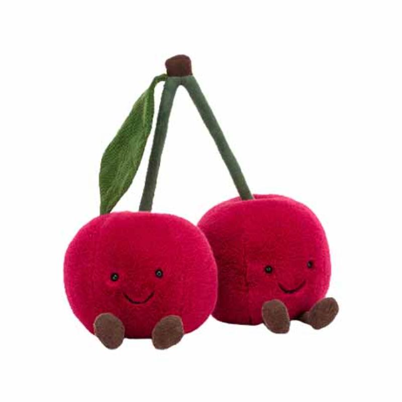

JELLYCAT Fun Plant Series Fruit Cherry Companion Doll Plush Doll 22cm Tall Box Not Included