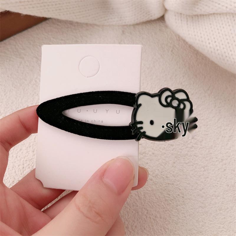 Ankola Red Bowknot Kitten Hair Clip for Girls - Sweet Hairpin Accessory