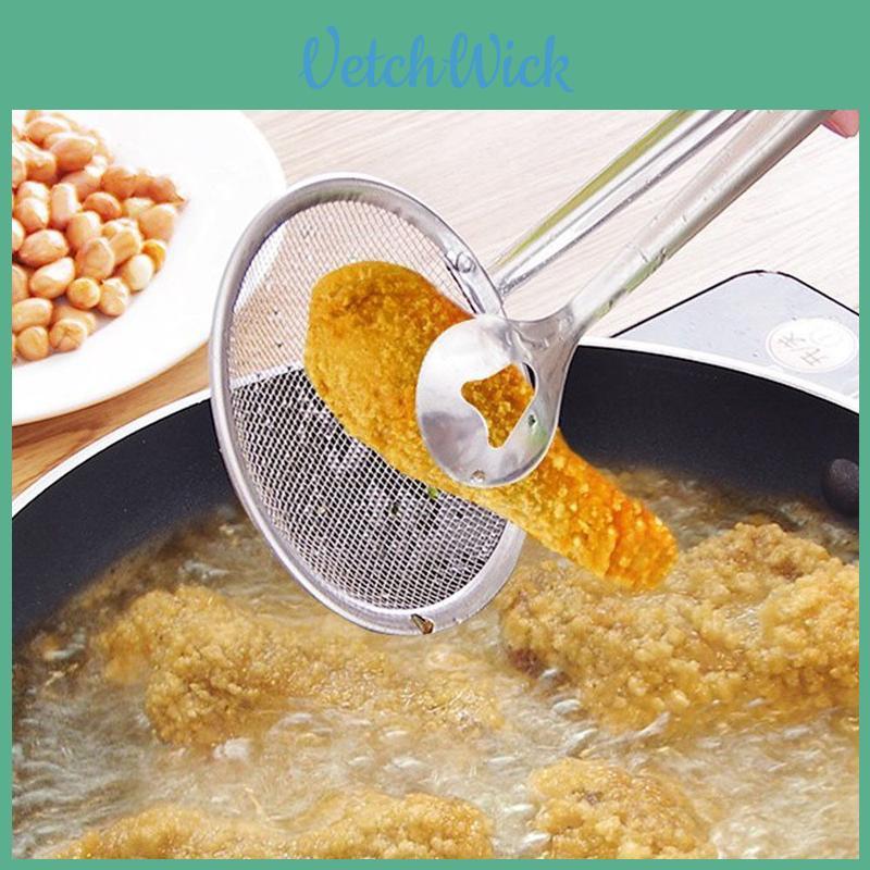 Premium Stainless Steel Multi-function Filter Spoon With Clip For Kitchen Use
