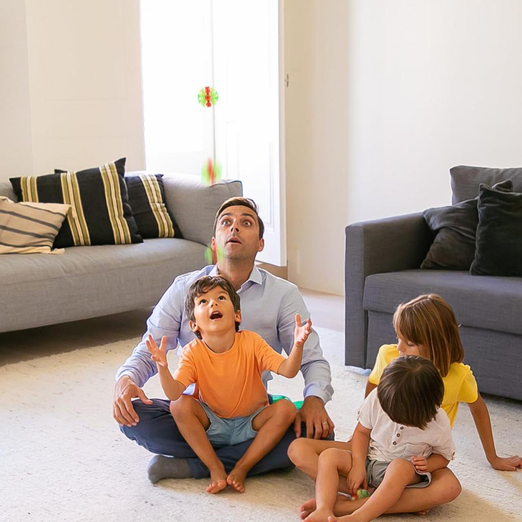 ERINGOGO Suction Cup Ball Toys, Set of 10, PVC Bounce Toys for Kids, Parent-Child Play, Birthday, Party, Carnival Prizes (Random Colors)