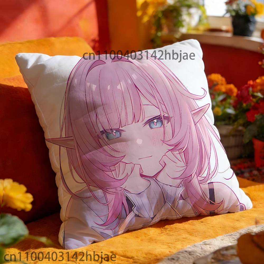 Elysia Pillow Case For Sofa Decor Car Office Room Printing Cushion Cover Decorations and Protector