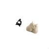 Abstract Hugging Thinker Pear Statue Ceramic Bookend Decoration for Tabletop Living Room Shelf