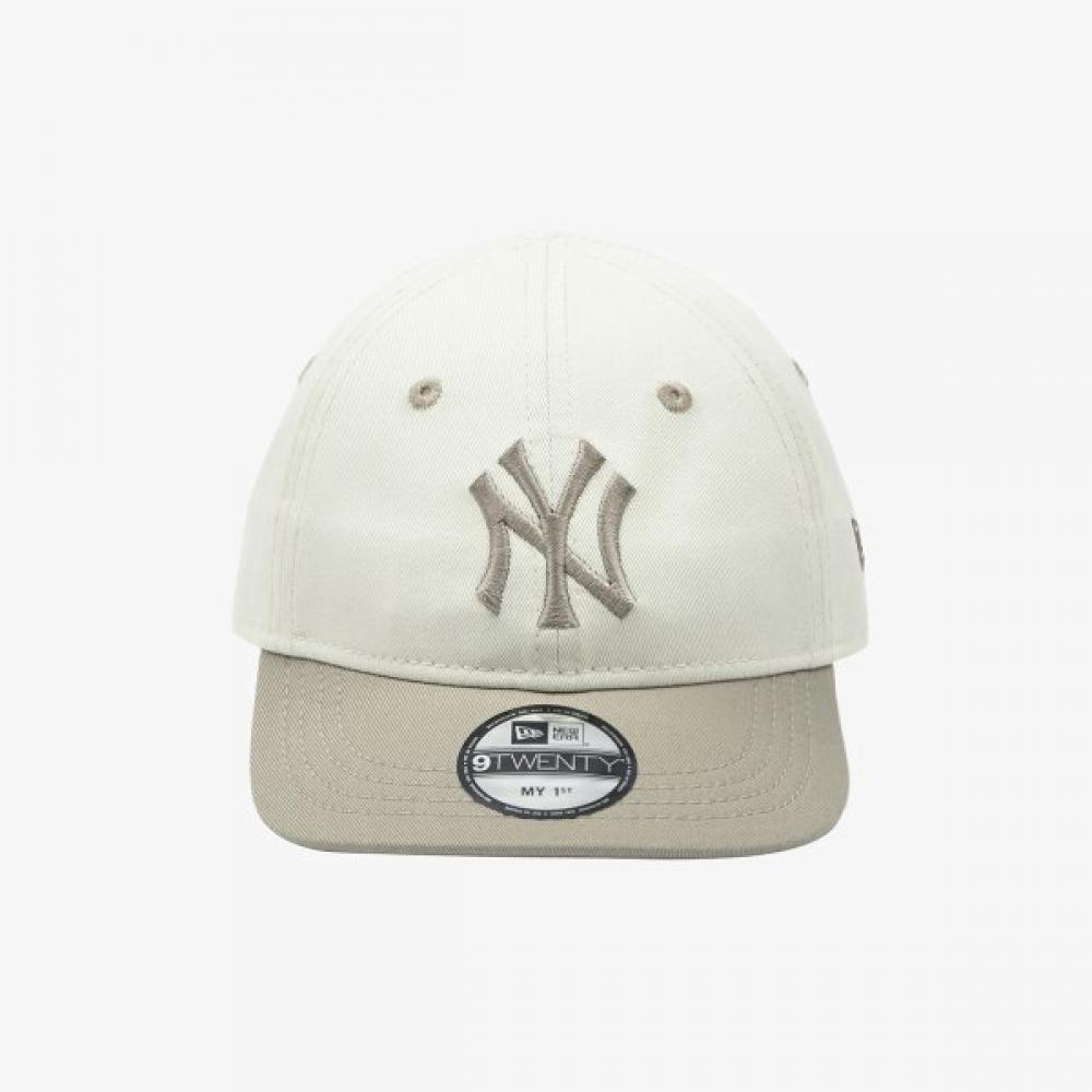 Kids Ny Yankees My First Two Tone Ballcap Ivory Pebble