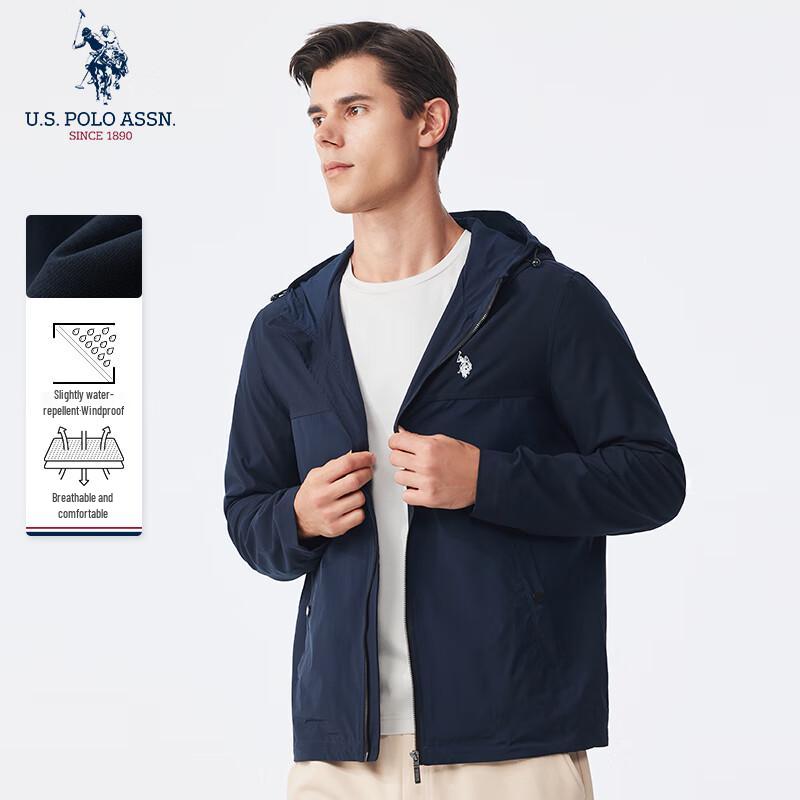 U.S. Polo Assn. Men's Hooded Casual Outdoor Jacket