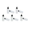 10Pcs Hair Oil Bottle 60ml Leakproof High Temperature Resistant Transparent Plastic Dispensing Bottle with Funnel
